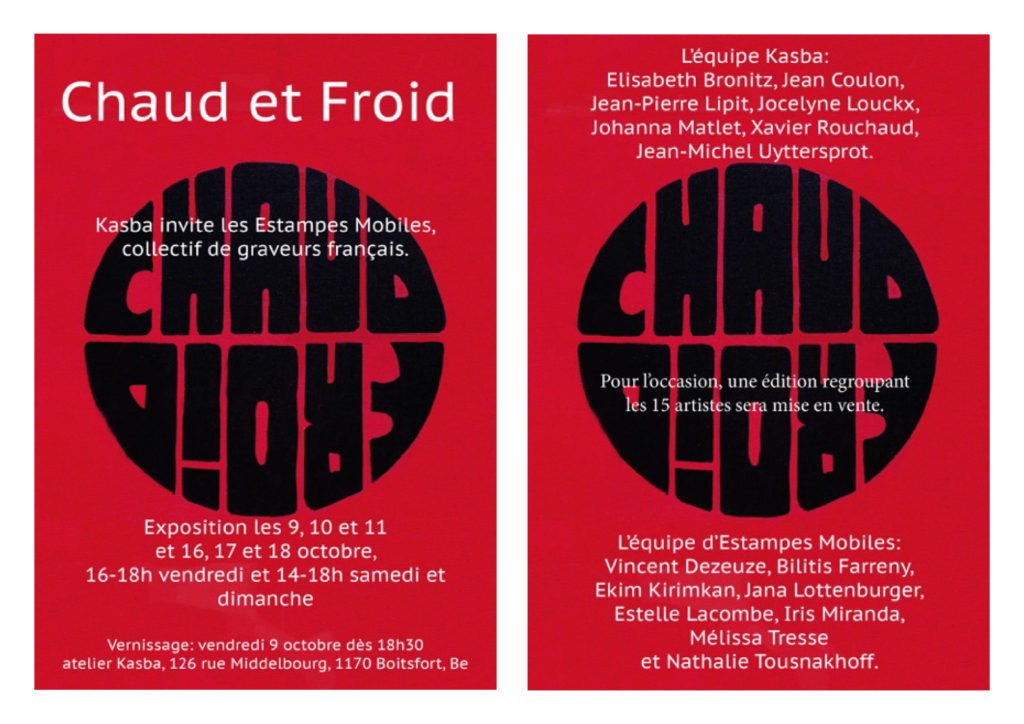 affiche Edition Chaud Froid A4